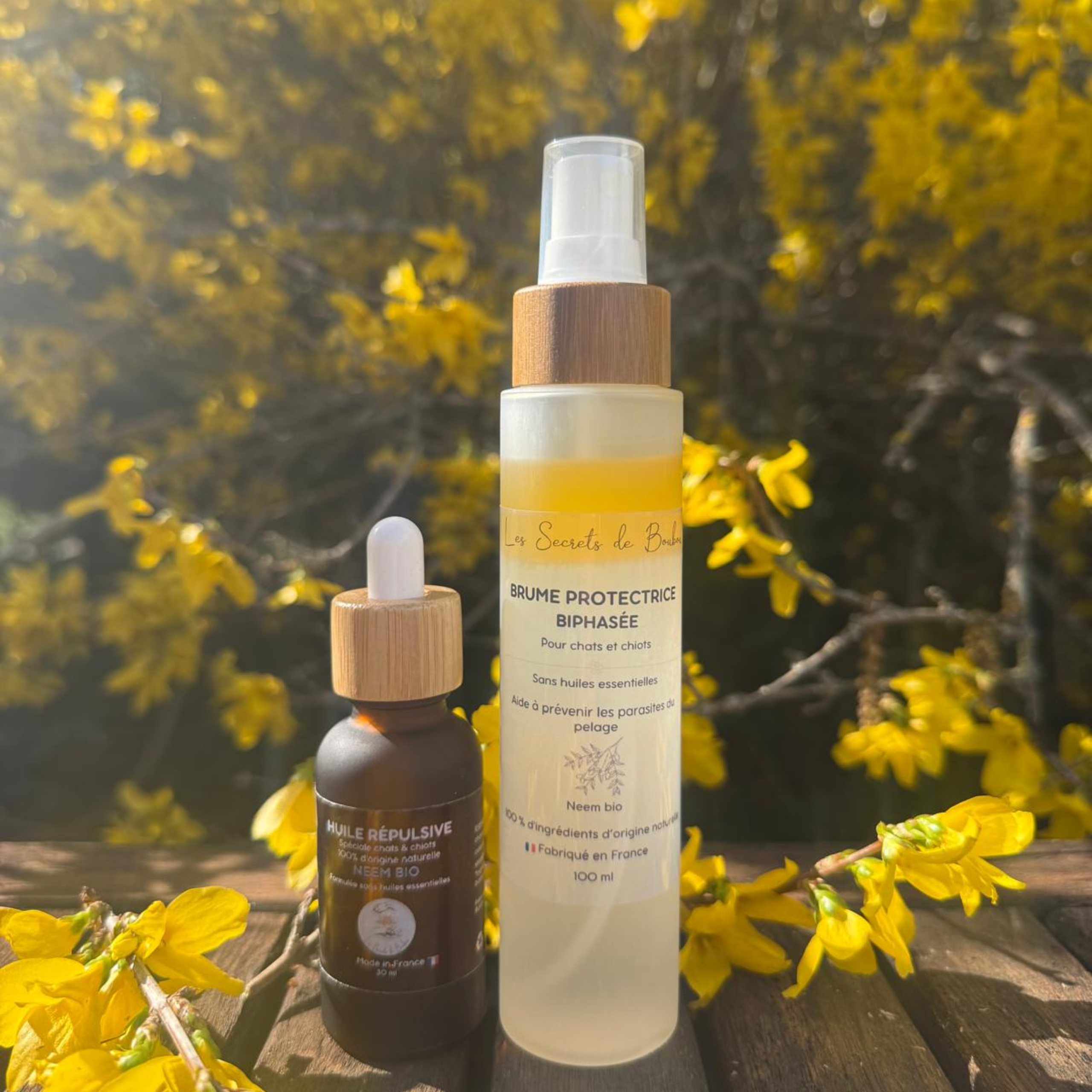 Duo repulsif naturel chat chiot brume et huile